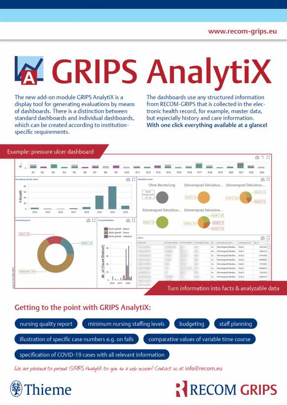 Individual data evaluation with GRIPS AnalytiX.